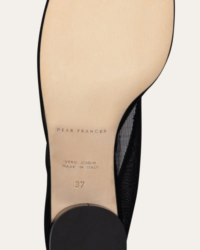 BALLA PUMP IN BLACK MESH