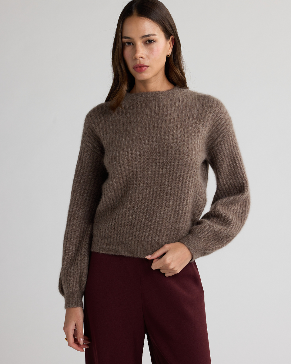 W.Cashmere Lyra Crew Neck Sweater at Romi Boutique