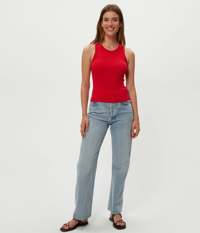 KIRA CRINKLE TANK IN RUMBA