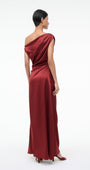 Staud PHARE SILK MAXI DRESS at Romi Boutique