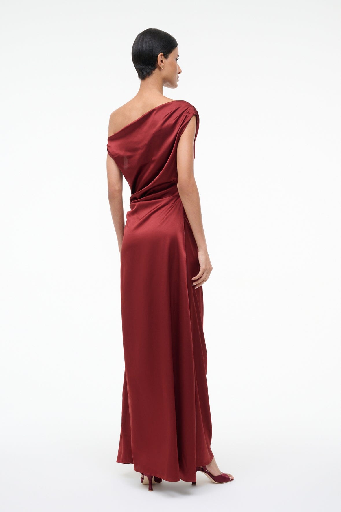 Staud PHARE SILK MAXI DRESS at Romi Boutique