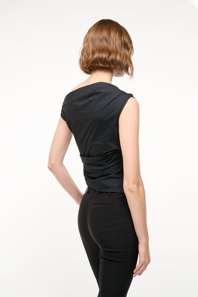 PHARE SILK TOP IN BLACK