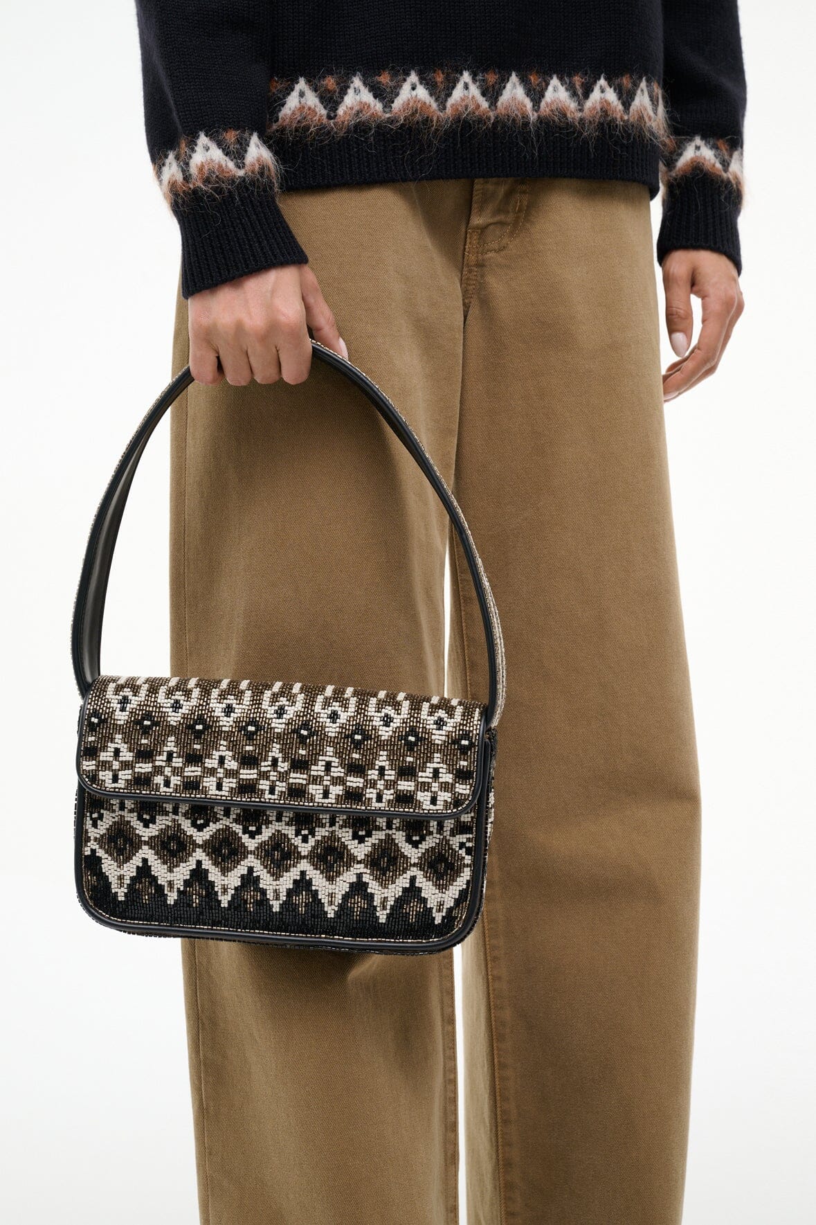 Staud TOMMY BEADED BAG at Romi Boutique
