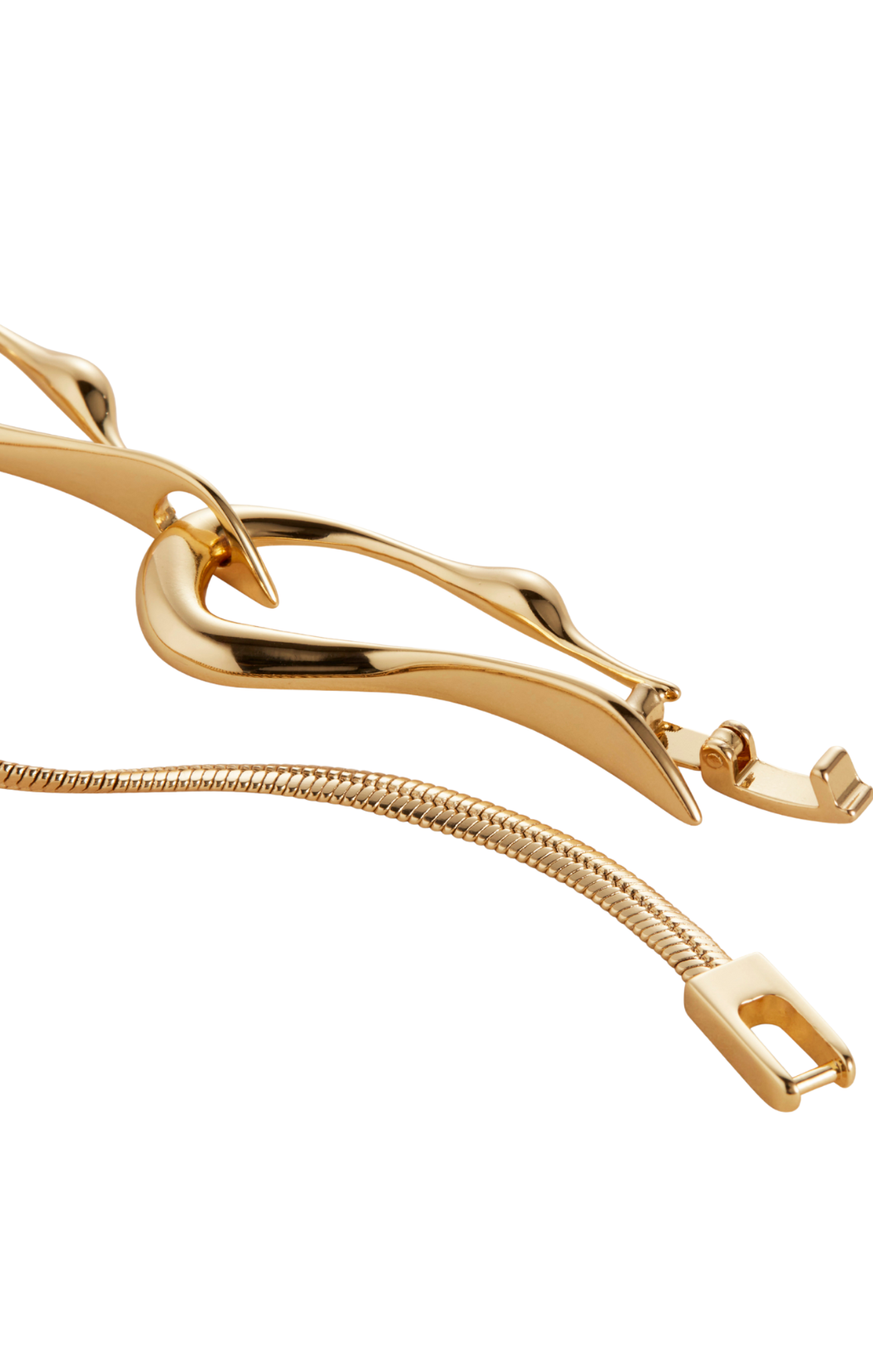 EGRET COLLAR IN HIGH POLISH GOLD - Romi Boutique
