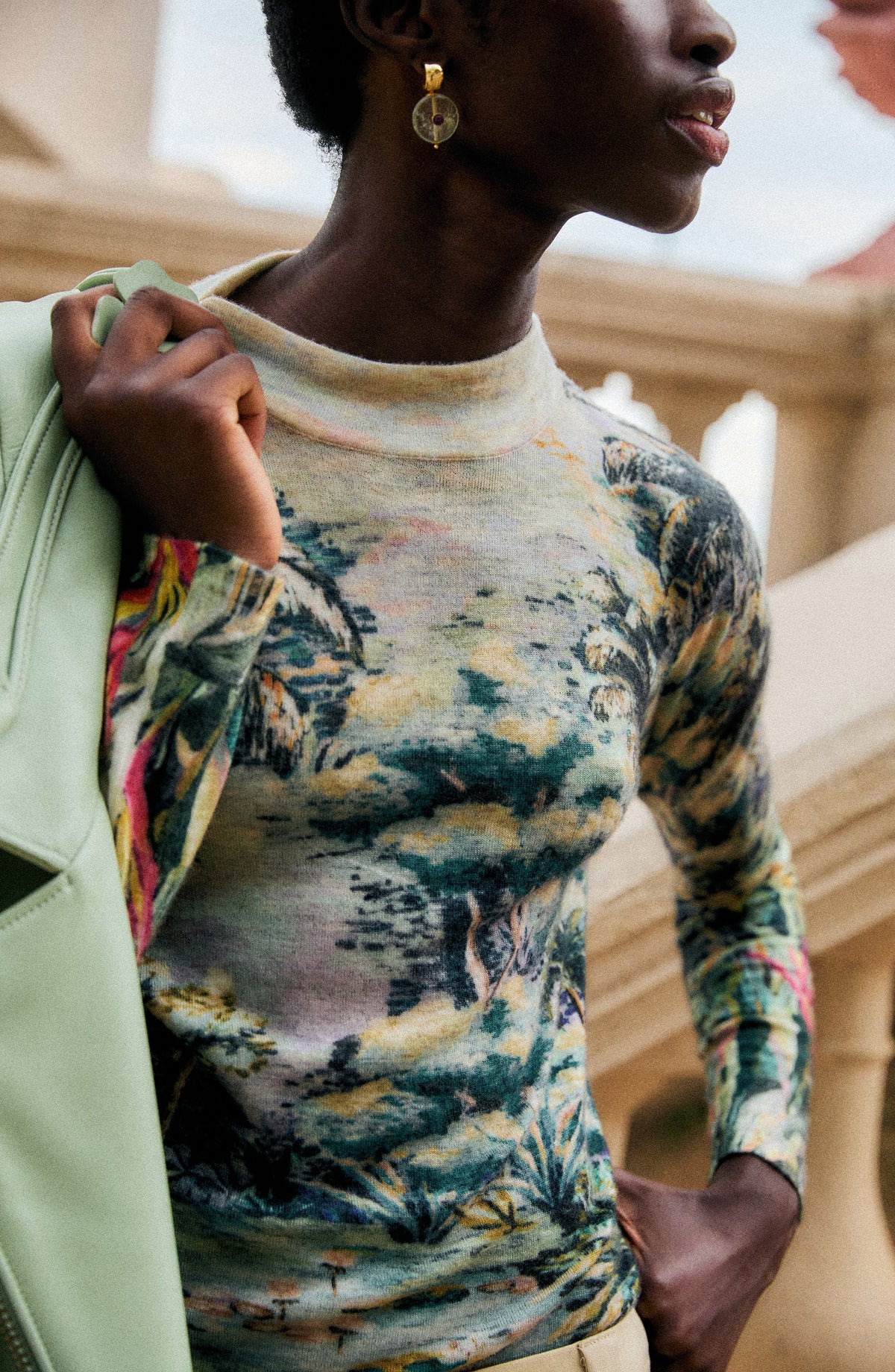 Petricor Long Sleeve Knit Top