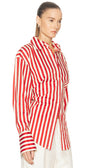 SIMON MILLER LOCH POPLIN BUTTON UP at Romi Boutique