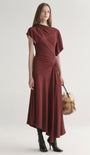 A.L.C Dena Crepe Midi Dress at Romi Boutique