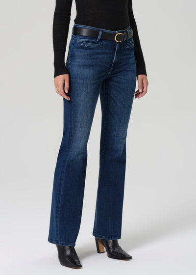 LILAH FLARE W/ WELT POCKET IN MARVITA