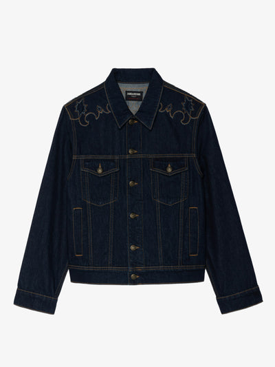 BASES WESTERN DENIM JACKET IN BRUT