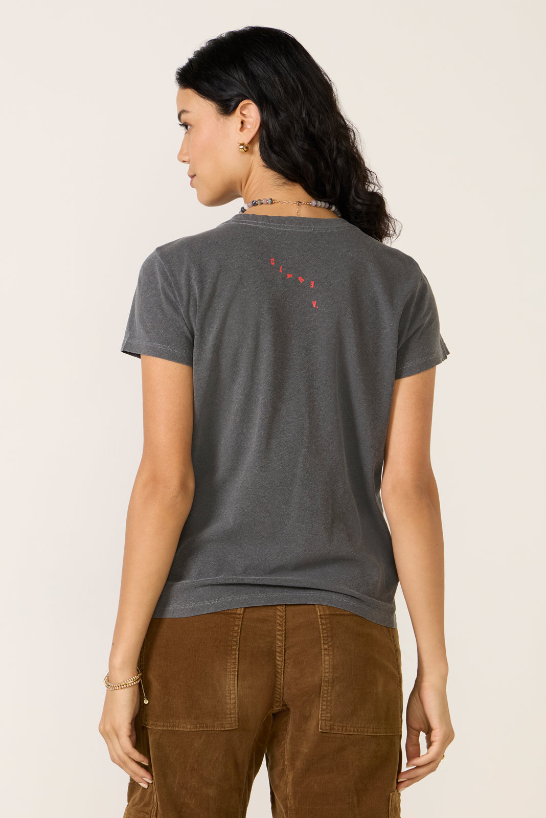 Clare V OUI CLASSIC TEE at Romi Boutique