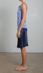 Pharaoh Ani Skirt in Vintage Satin at Romi Boutique