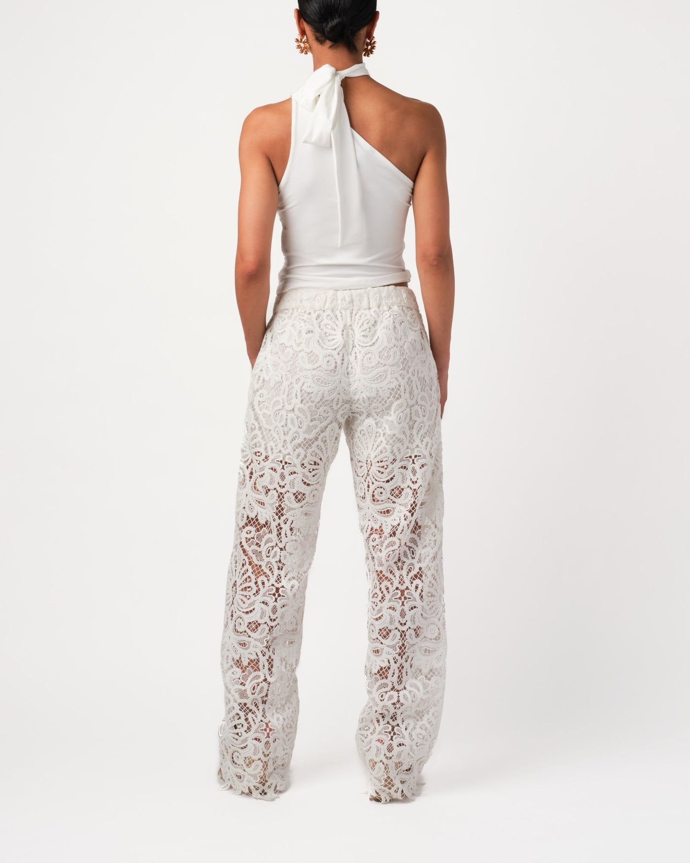 BRIE PANTS IN WHITE - Romi Boutique