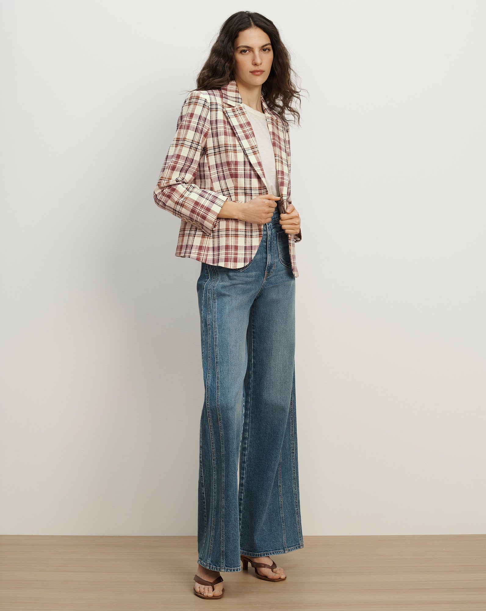 Tyra Plaid Dickey Jacket