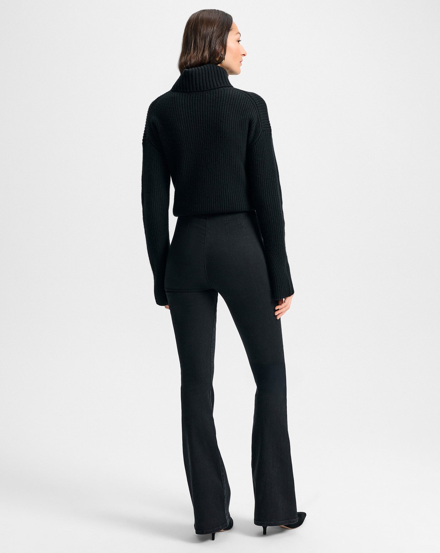 BEVERLY OFF-DUTY HIGH RISE SKINNY IN ONYX - Romi Boutique