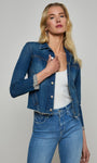L'Agence JANELLE SLIM RAW JACKET at Romi Boutique
