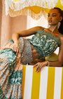 Ramy Brook MILEY SMOCKED SLEEVELESS CROP TOP at Romi Boutique
