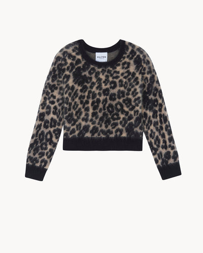 CAROLINE FLUFFY LEO IN LEOPARD CAMEL