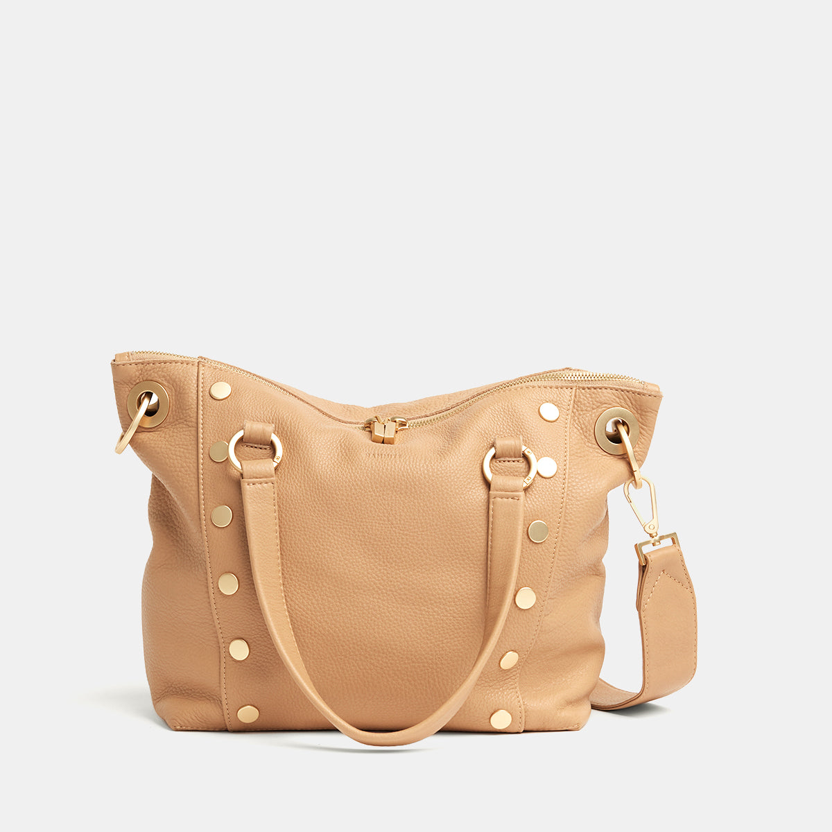 DANIEL MED IN TOAST TAN/BRUSHED GOLD - Romi Boutique