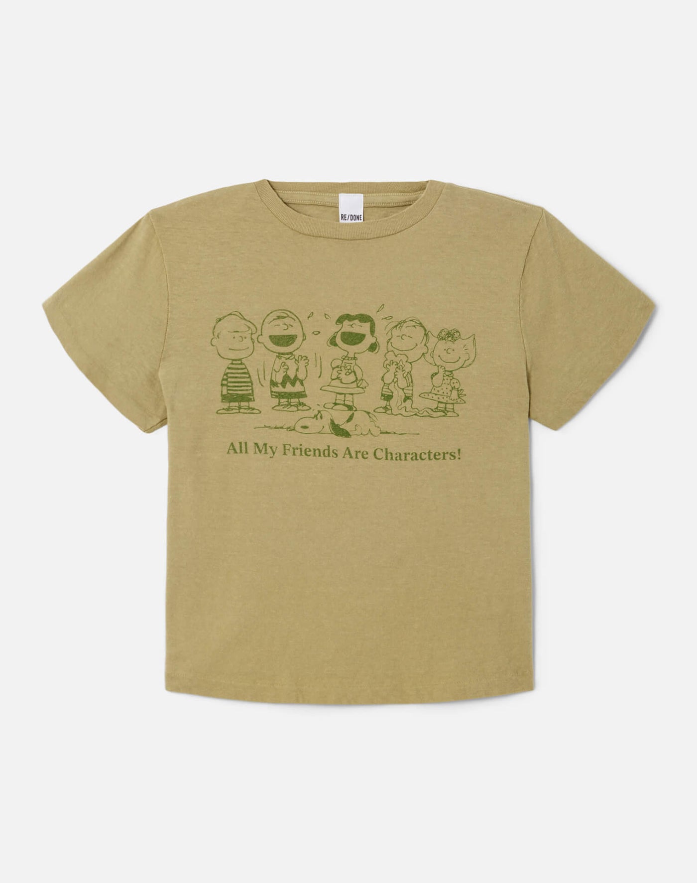 CLASSIC TEE PEANUTS CHARACTERS IN LIGHT CEDAR - Romi Boutique