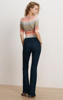 Veronica Beard Beverly Mid-Rise Skinny-Flare Jean at Romi Boutique