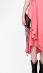 Zadig & Voltaire RANDALL ASYMMETRIC RUFFLED DRESS at Romi Boutique