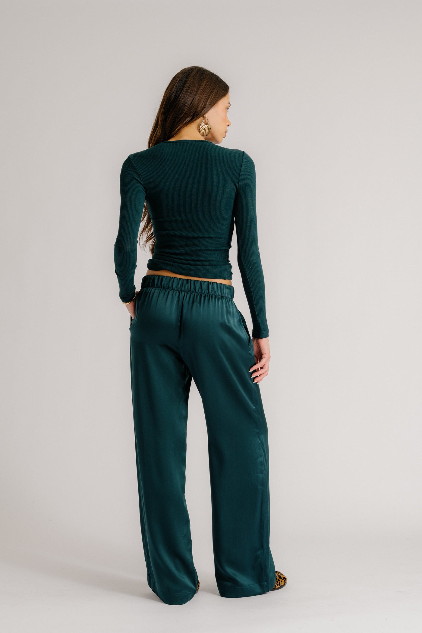 BRYNN WIDE LEG SILK PANT IN SACRAMENTO