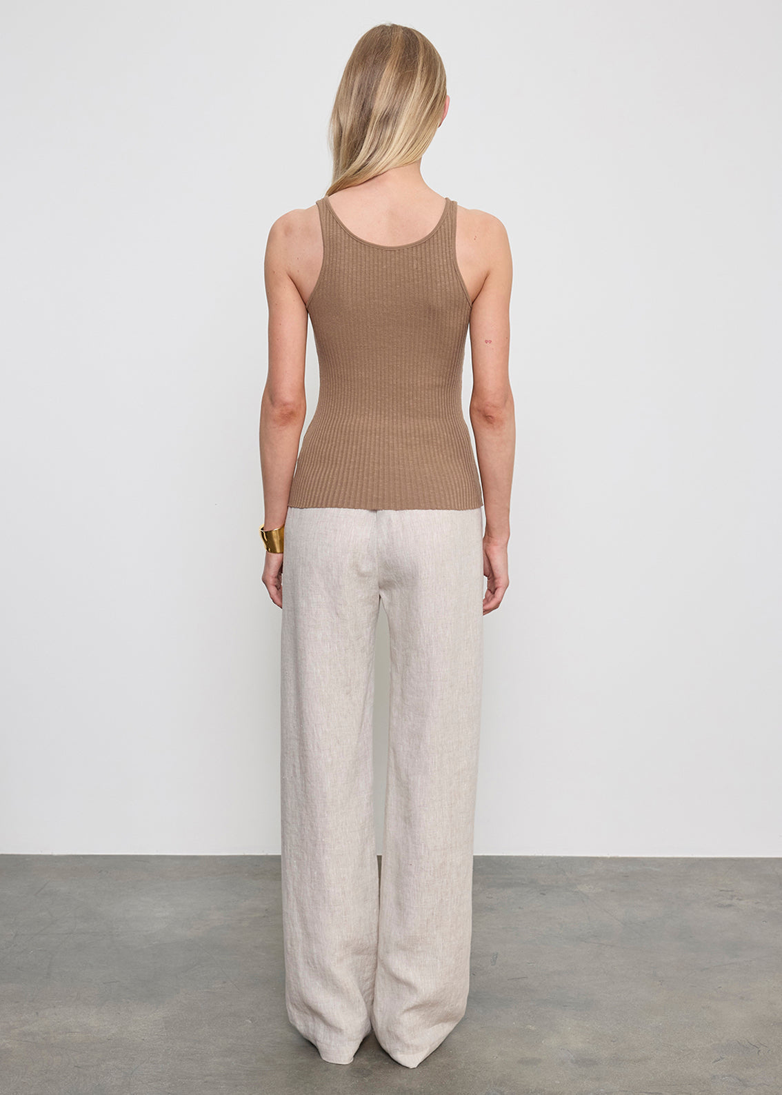Military Rib Crop Tank