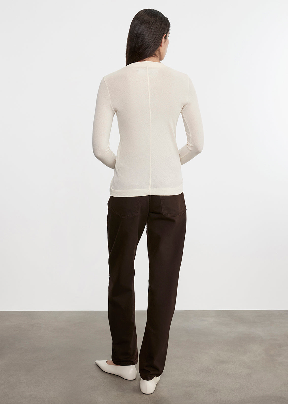 CASHMERE EASY CUFFED U IN NATURAL