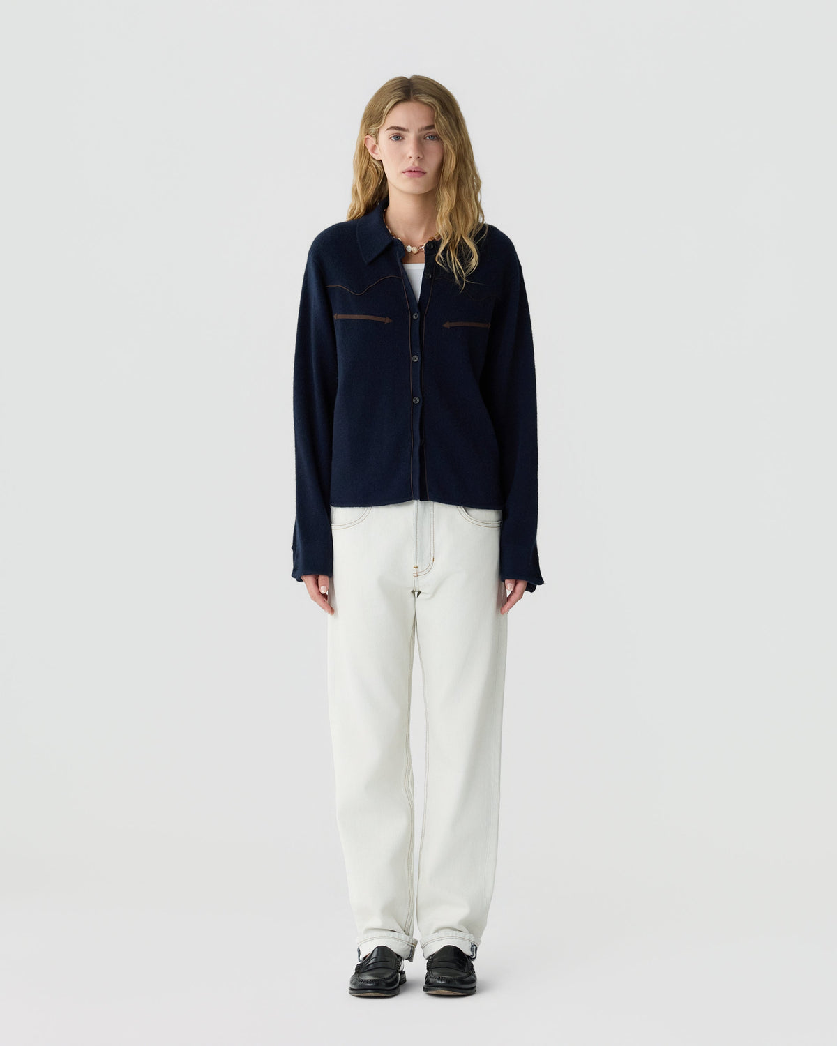 Cropped Western Shirt