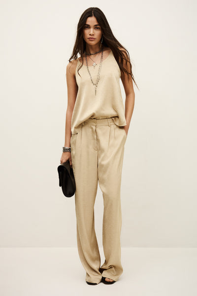 DELOY PANTS IN CHAMPAGNE