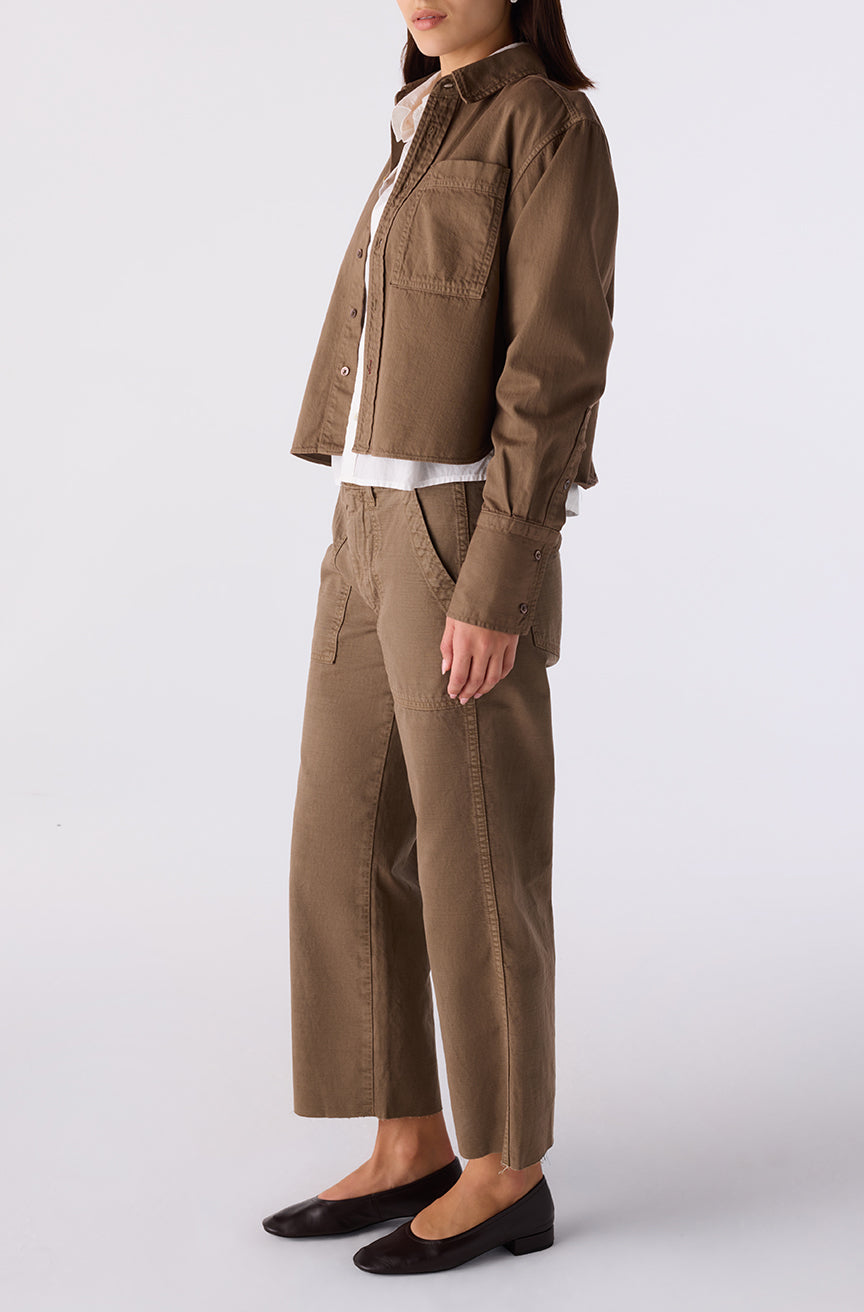 Easy Army Slouch Crop Pants