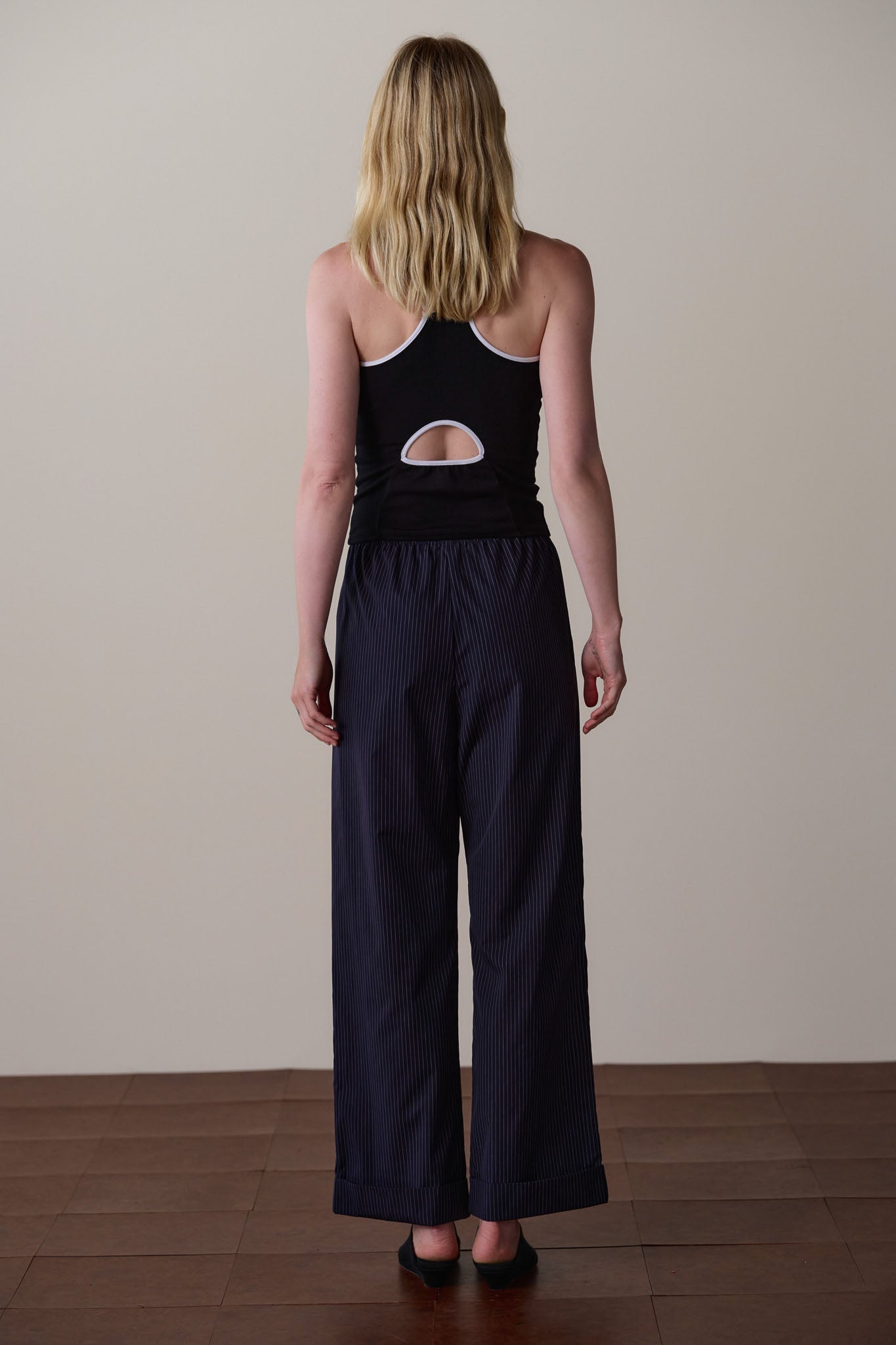 The Pop Pinstripe Simple Pant