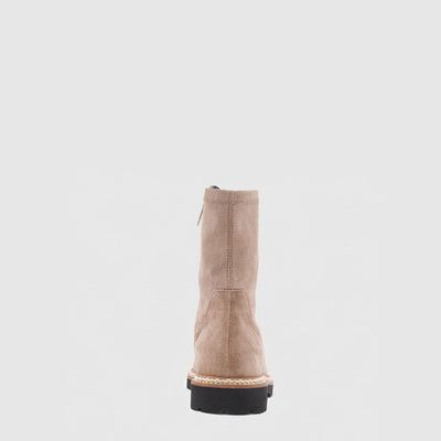 MARYANN IN TAUPE SUEDE - Romi Boutique