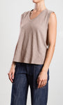 Pharaoh Muscle Shell in Supima Slub at Romi Boutique
