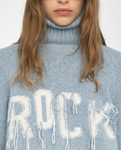MORA WOOL SWEATER IN LIGHT BLUE