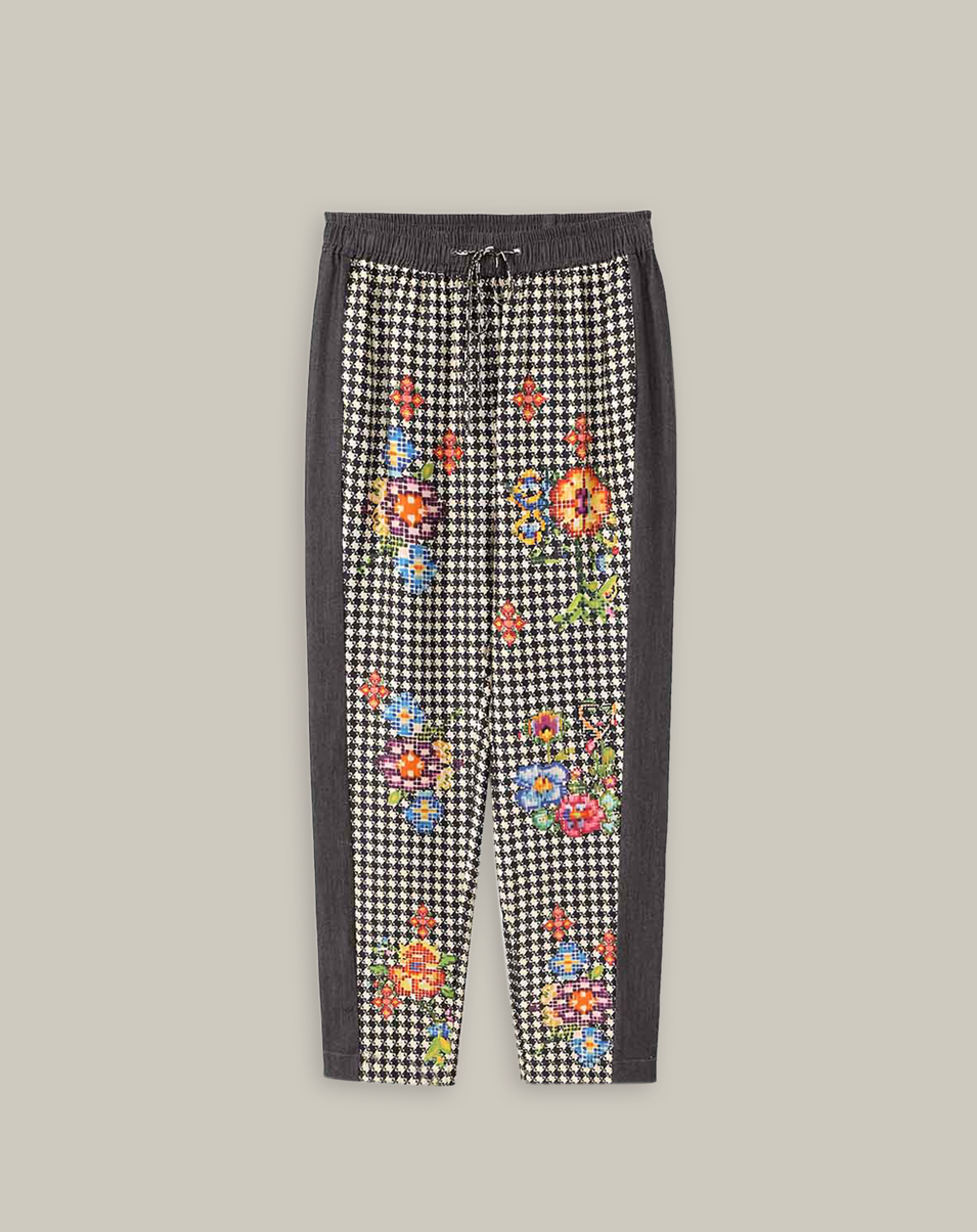EMBER TRACK PANTS IN BLACK DENIM