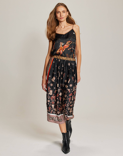 VANESSA MIDI SKIRT IN RODEO