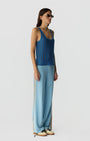 Guest In Residence FINE STRIPE TANK at Romi Boutique