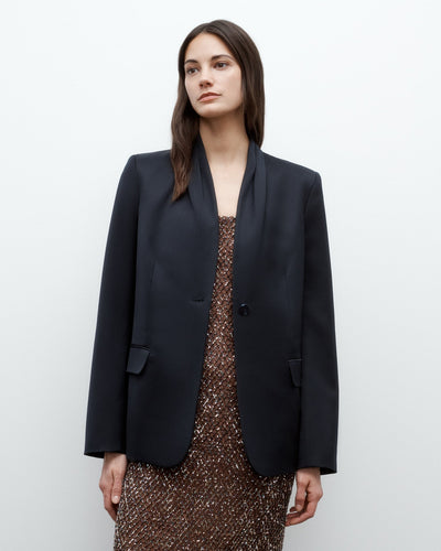 NEW DINNER JACKET IN MIDNIGHT - Romi Boutique