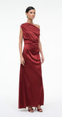 Staud PHARE SILK MAXI DRESS at Romi Boutique