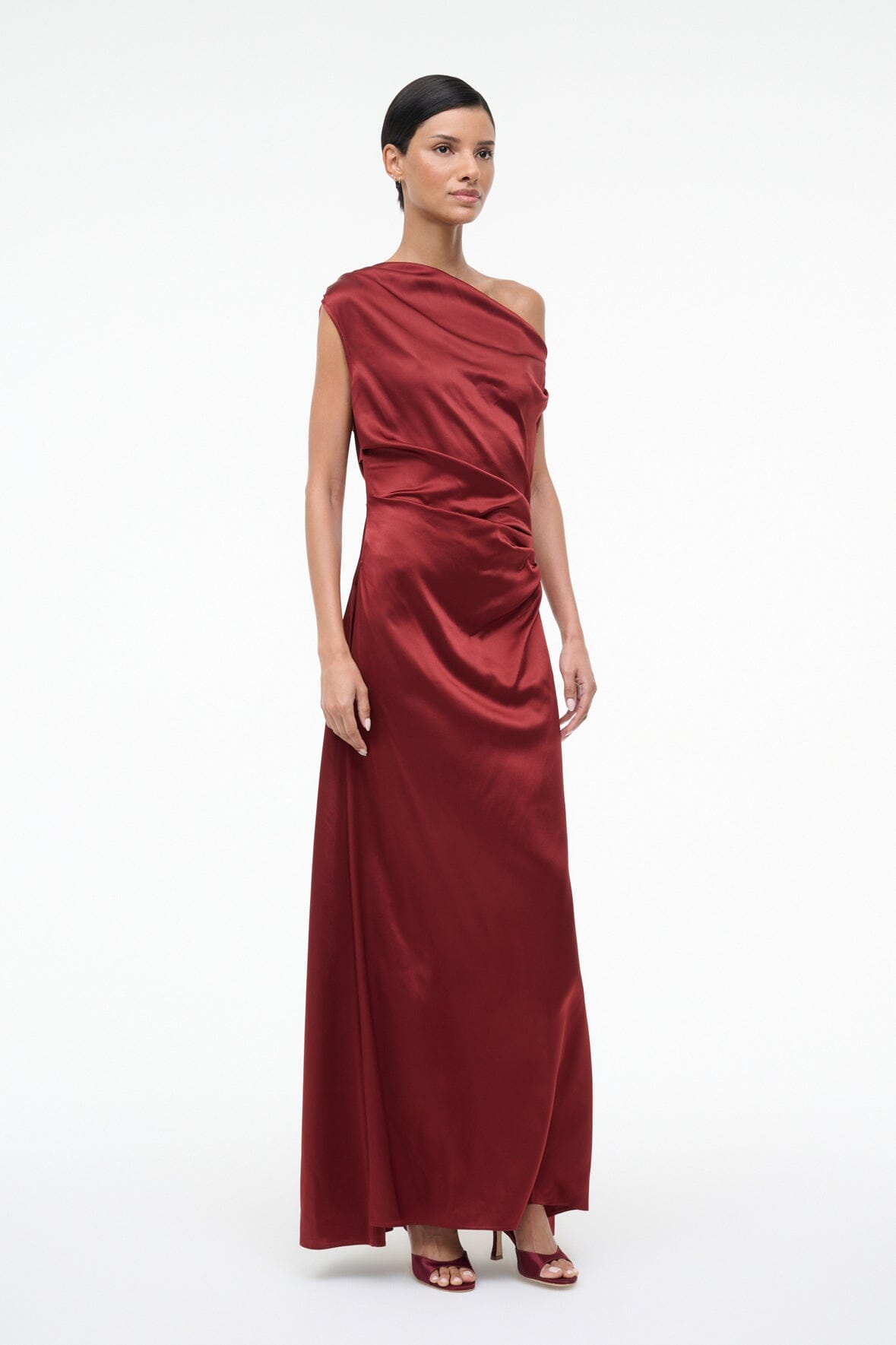 Staud PHARE SILK MAXI DRESS at Romi Boutique