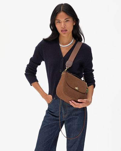 TURNLOCK LOUIS W/ TOP HANDLE IN CHOCO BAR