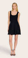 Generation Love ORPHEUS LACE COMBO RIB DRESS at Romi Boutique