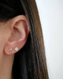 EF Collection Diamond Wild Palm Stud Earring at Romi Boutique