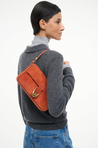 HARLOW BAG IN AUBURN SUEDE