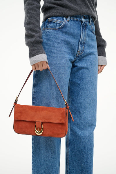 HARLOW BAG IN AUBURN SUEDE