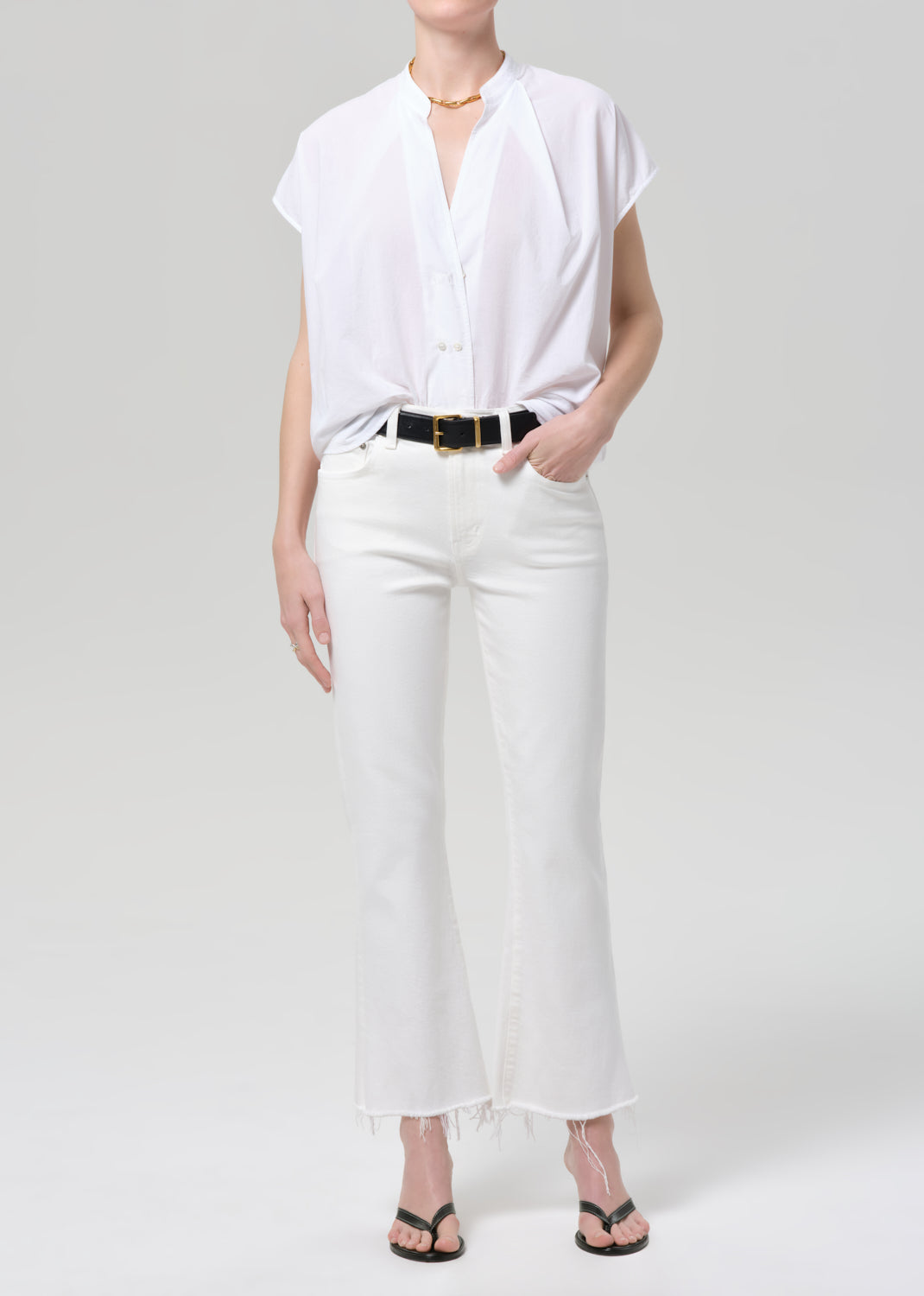 Citizens Goldie Ankle Kick Flare at Romi Boutique