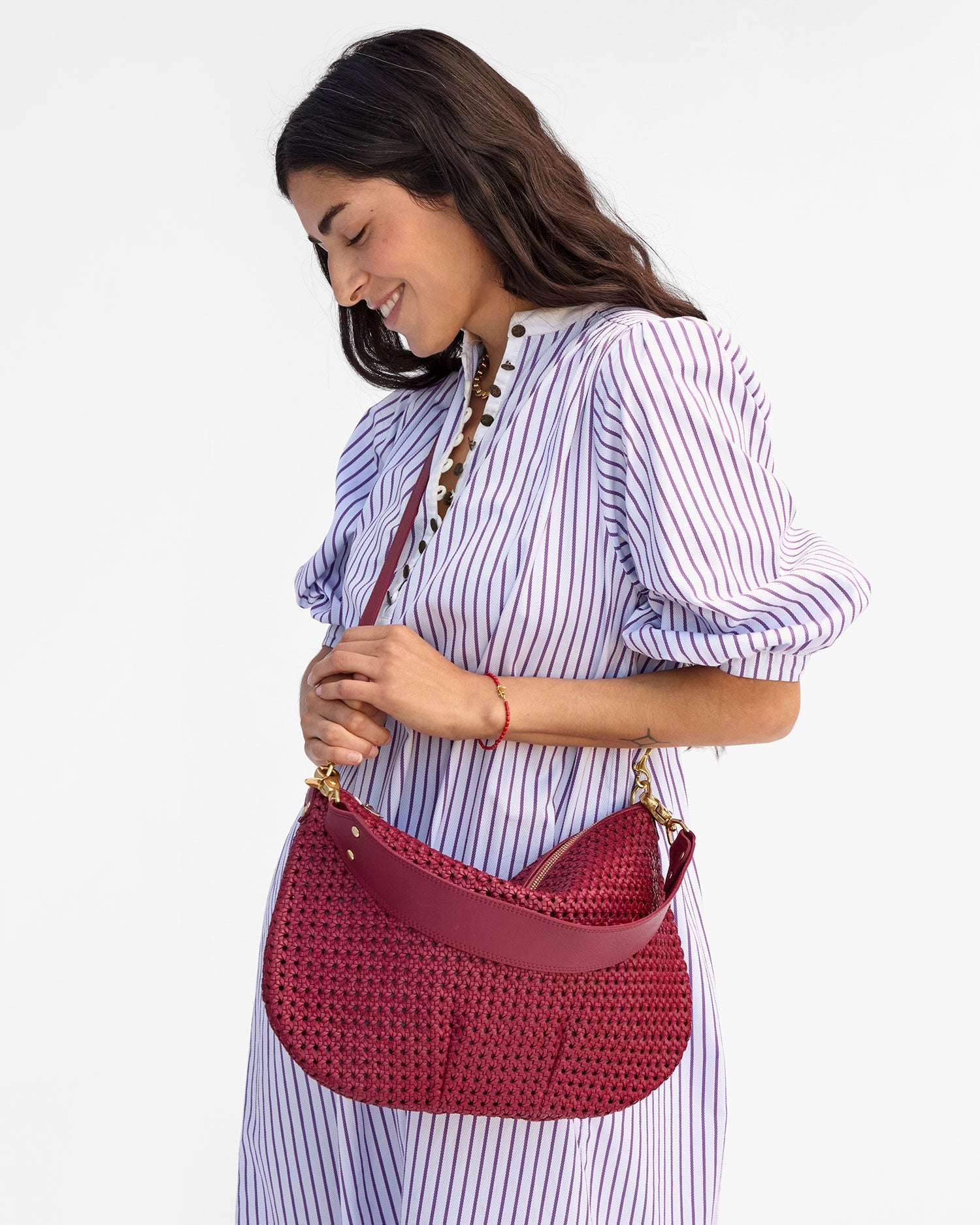 Clare V Moyen Messenger at Romi Boutique