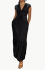 Go Silk Go Crinkle Cut Twist Dress at Romi Boutique