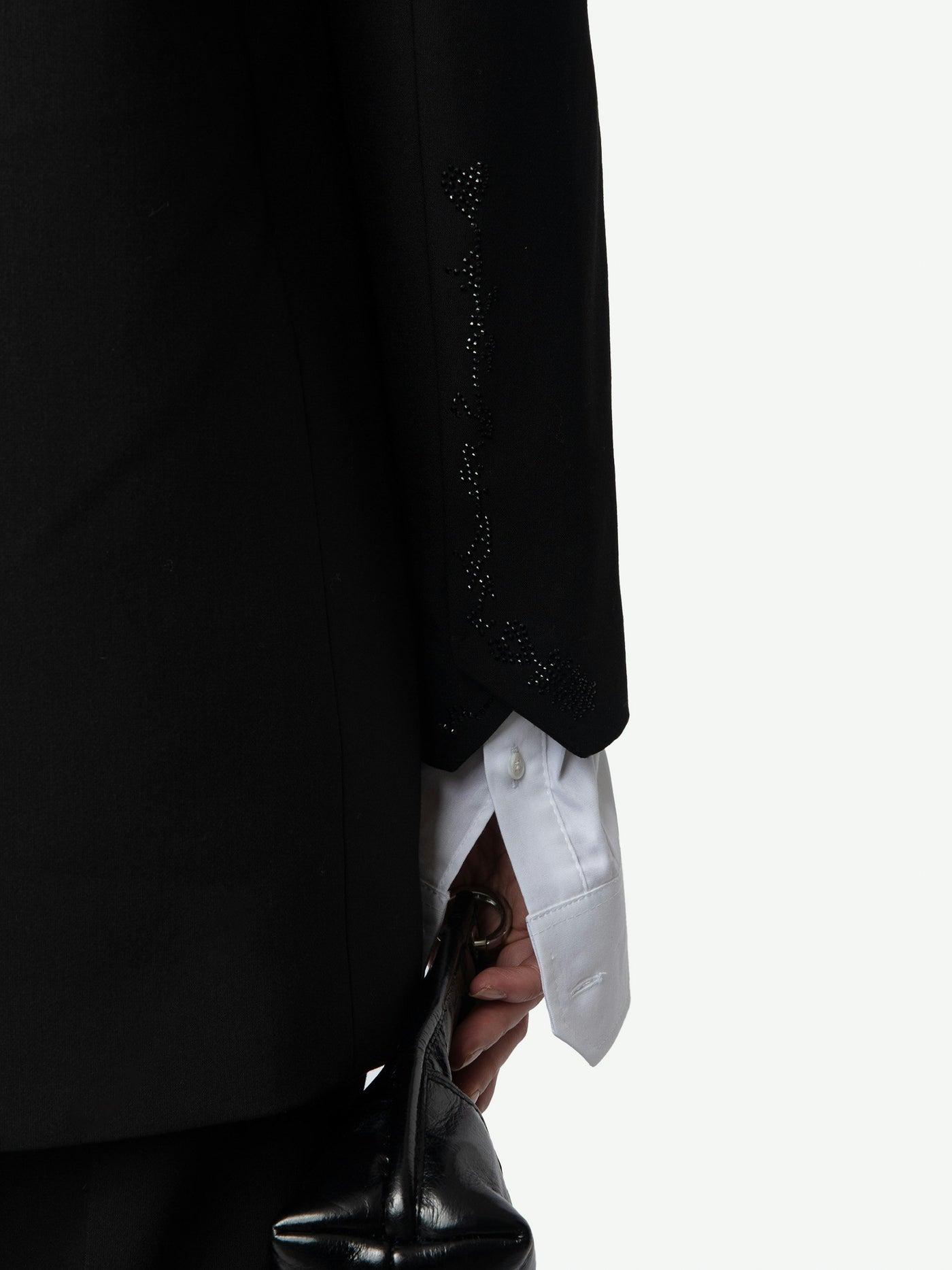 VIVA WOMEN'S RHINESTONE BLAZER IN BLACK